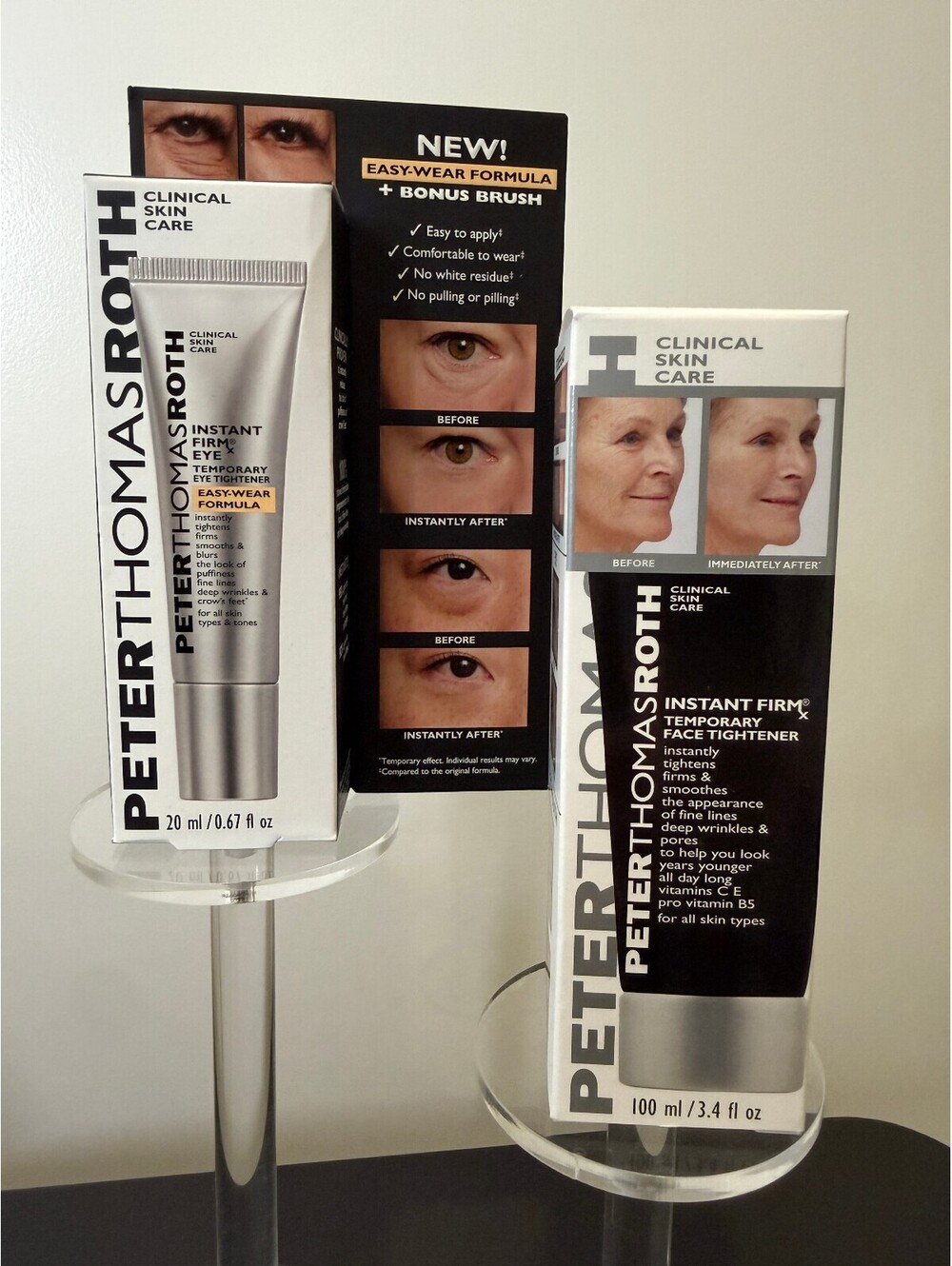Peter Thomas Roth Instant FIRMx Eye + Face Tightener Duo NEW
